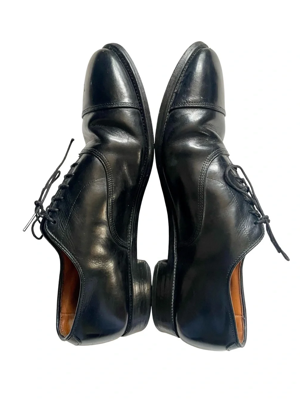 Allen Edmonds Park Avenue Black Cap-Toe Oxford Men’s 10D